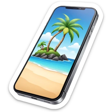 iphone 16e with dynamic island sticker