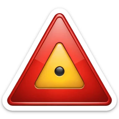 simbolo de alerta sticker