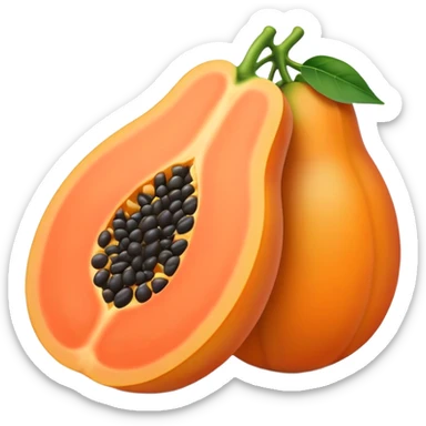 Papaya sticker