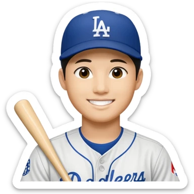 Shohei Ohtani (Đogers) baseball player  sticker