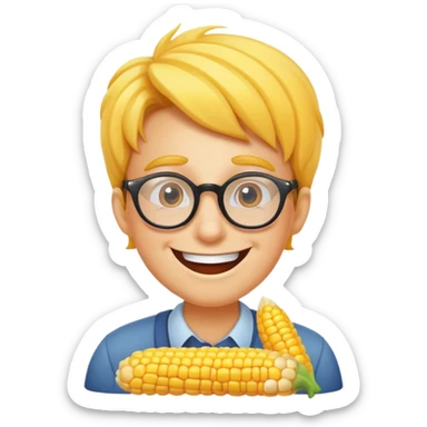 Cornball sticker