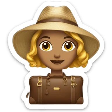 LUXURY WOMAN TRAVELER sticker