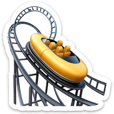spinning roller coaster sticker