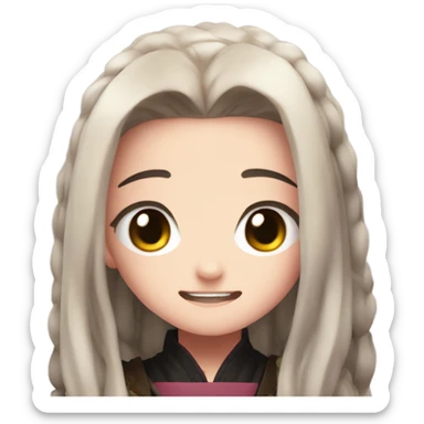 Nezuko from demon slayer sticker