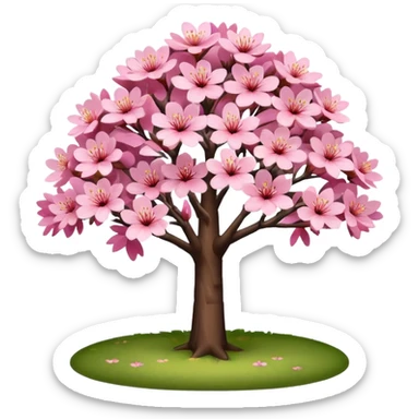 Sakura tree in the farden  sticker