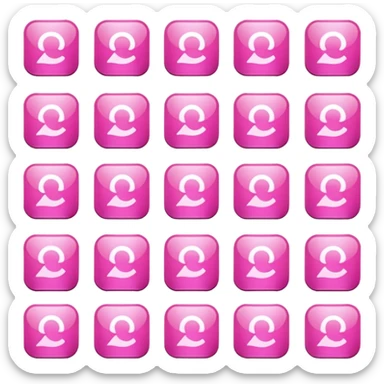 pink all apps sticker