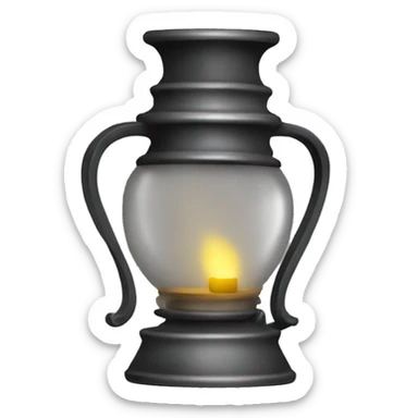 improved renaissance oil lamp sticker
