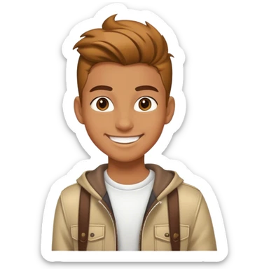 A super cool teen sticker