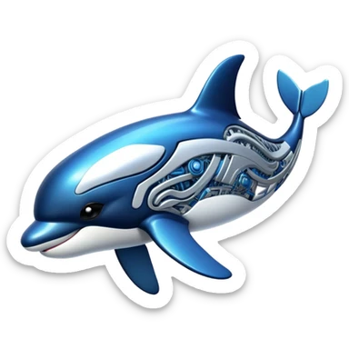 cybernetic android orca sticker