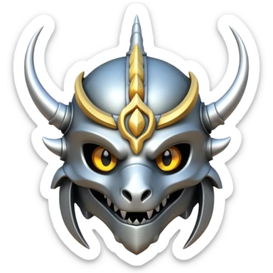 Draconian helm sticker