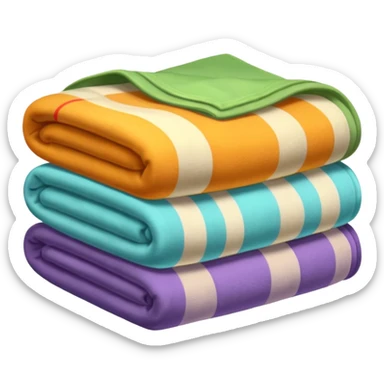 A realistic bundle of Blankets sticker