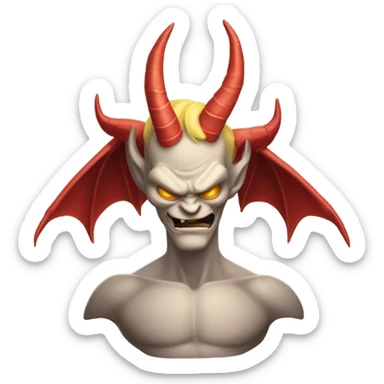 devil's luck sticker