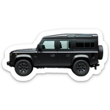 new defender 110 black sticker