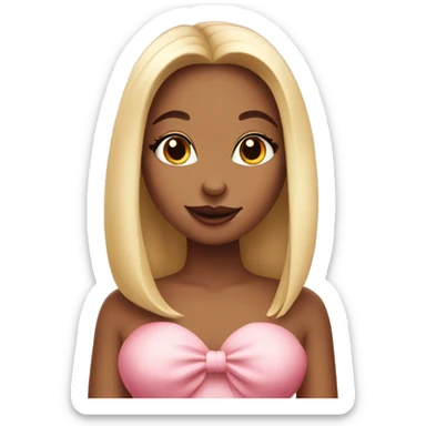 coquette bunny sticker