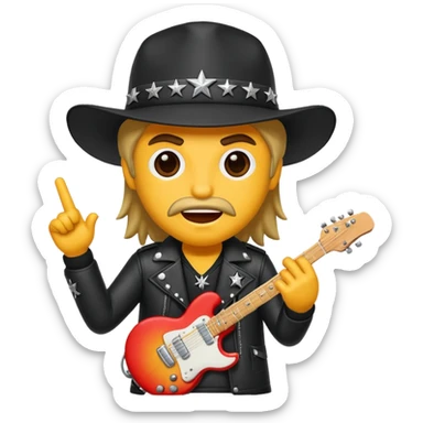 rockstar man sticker