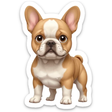 Bouledogue français corps sticker