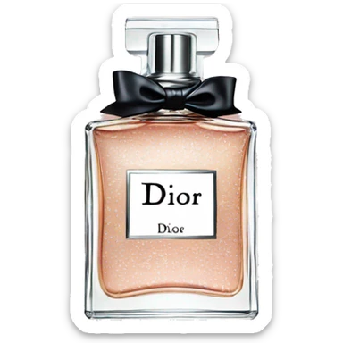 dior perfume sticker