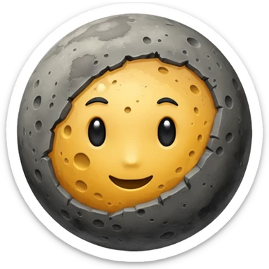 The planet Mercury sticker