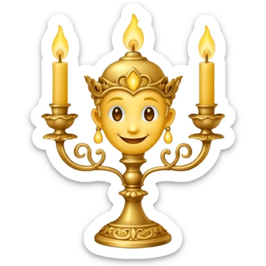 Character in Beauty and the Beast: Candlestick Lumia sticker