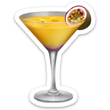 a passion fruit martini sticker