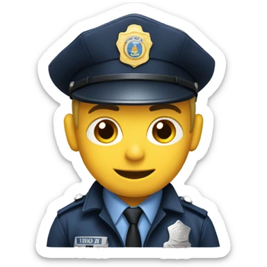 policeman tactical sticker