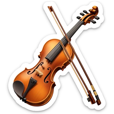 Violin sticker