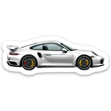 Porsche turbo s sticker