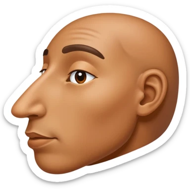 nose from side sticker