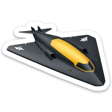 stealth bomber sticker
