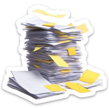 high documentation burden sticker