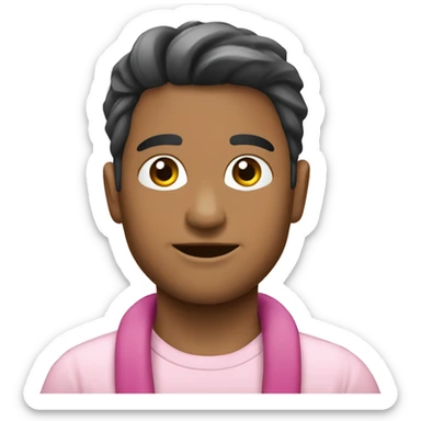 Camión rosado de envío  sticker