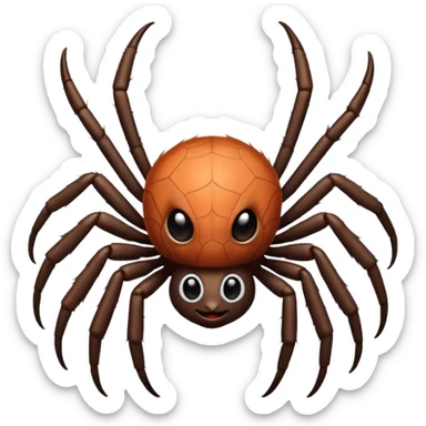 Cute baby spider sticker