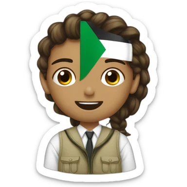 Israélien qui aime un palestinien sticker