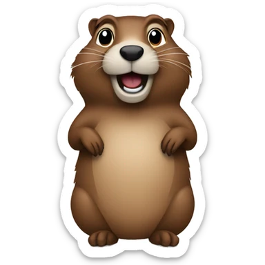Groundhog  sticker