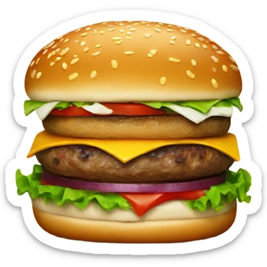 Burger  sticker