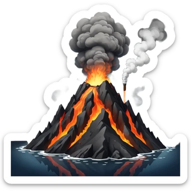 Volcanic Isle sticker
