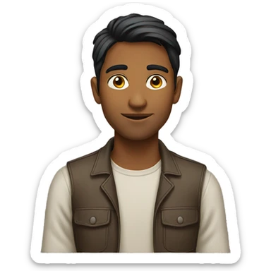 25 year old Indian straight male sticker