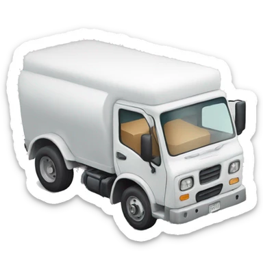 milk truck 2d with the work milk sticker