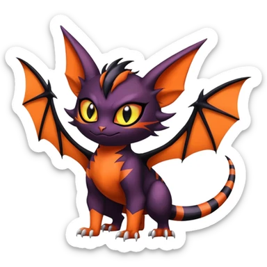 Noibat-Noivern-Litten-Hybrid sticker