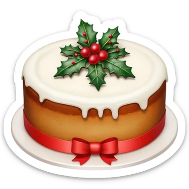 Christmas Cake sticker
