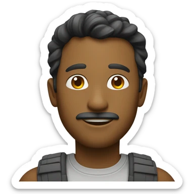 Un homme qui vient de se réveiller  sticker