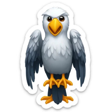 Fénix pensativo  sticker