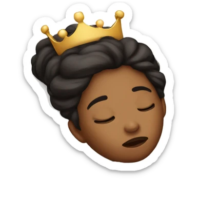 princess sleeping snoring  sticker
