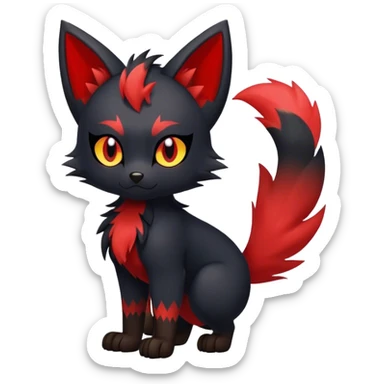 Litten-Zorua-hybrid full body sticker