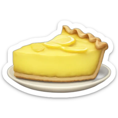Lemon pie sticker