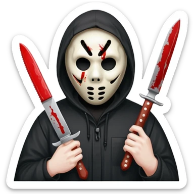 ghostface killer  sticker
