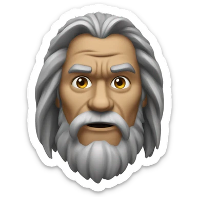 Lobo fumando  sticker