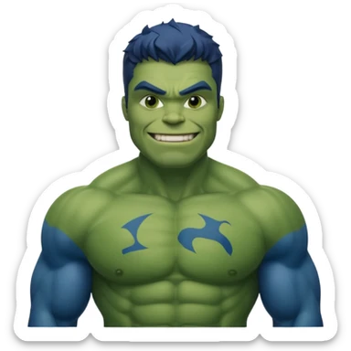 hulk namorando sticker