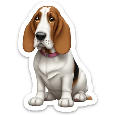 Bassethound sticker