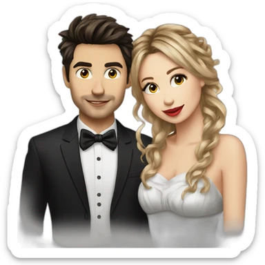 Dan Balan and Tina Karol love sticker